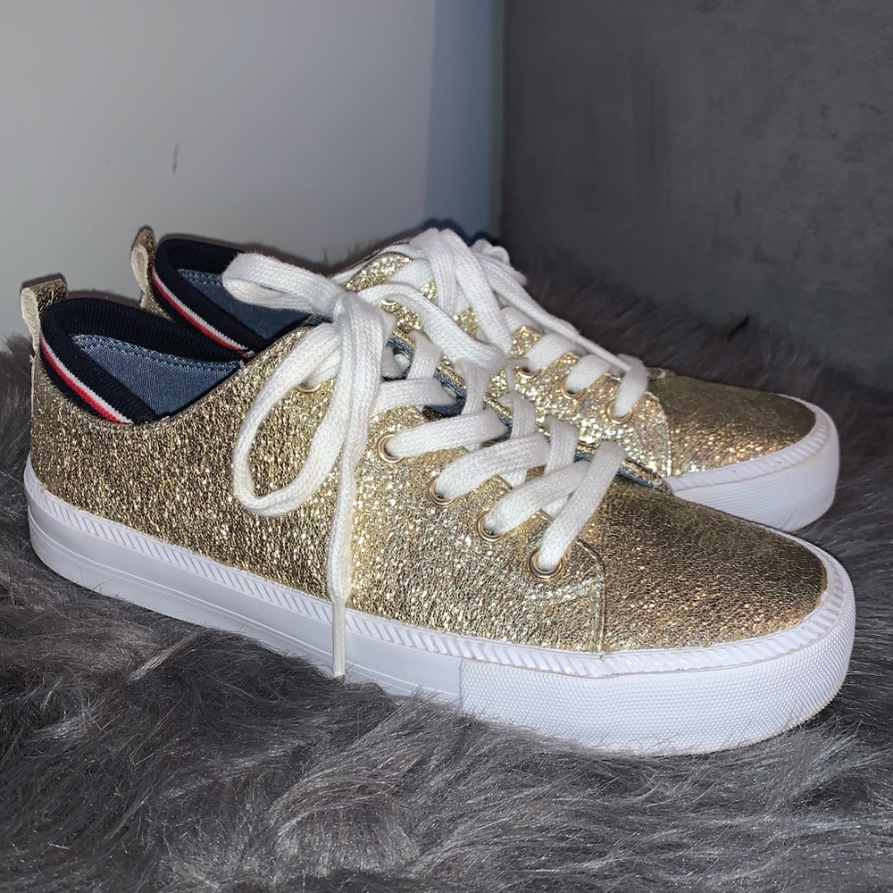 Tommy Hilfiger Gold Shoes
